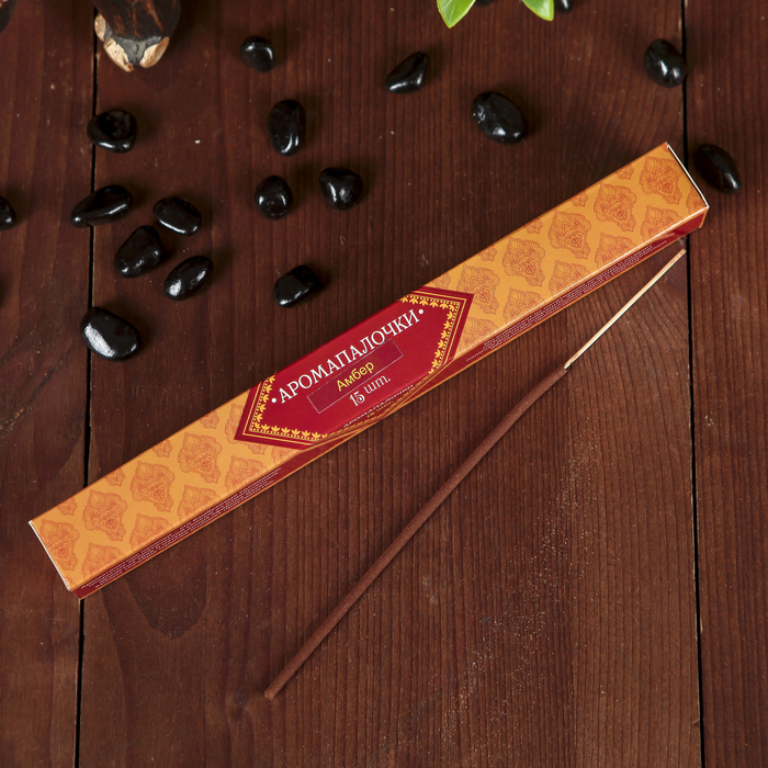 Благовония "Восторг Индии" Амбер, 15 палочек