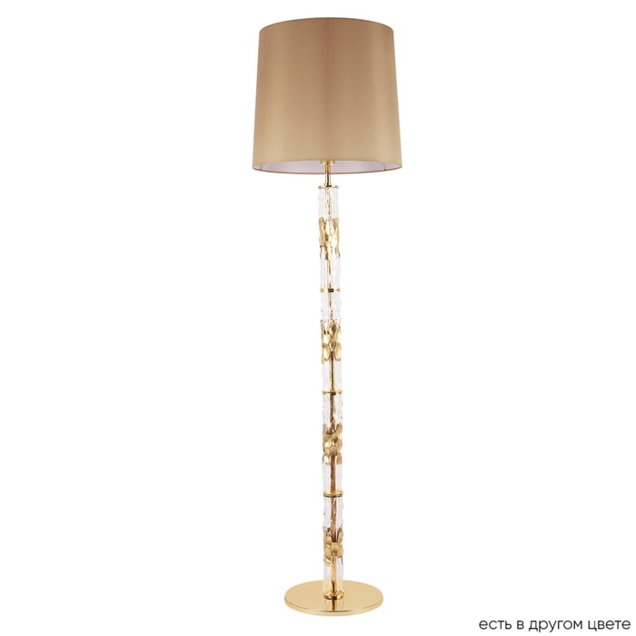 

Торшер Crystal Lux, Primavera 2750/601, E27, 1х60 Вт, 171,4х24х45 см, цвет золотой