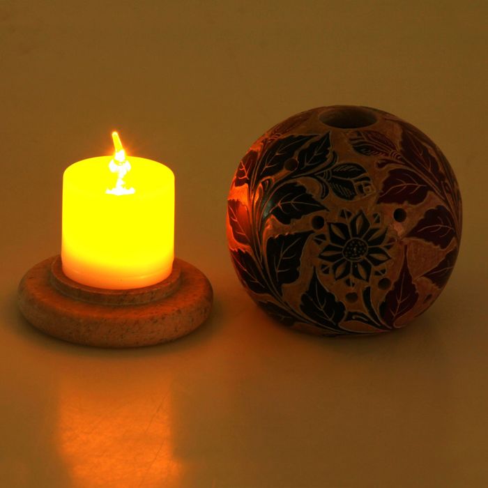 Подсвечник-шар "Индийская весна"