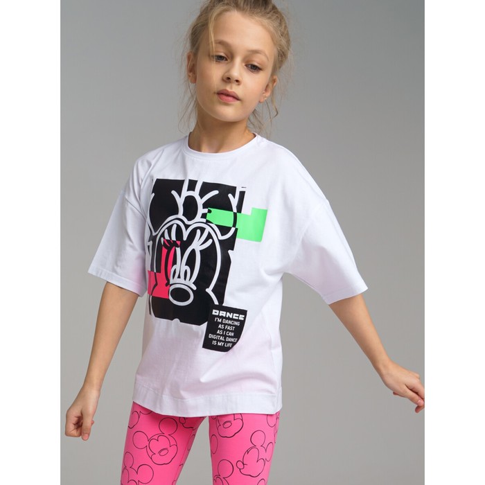 

Футболка для девочки PlayToday, рост 134 см