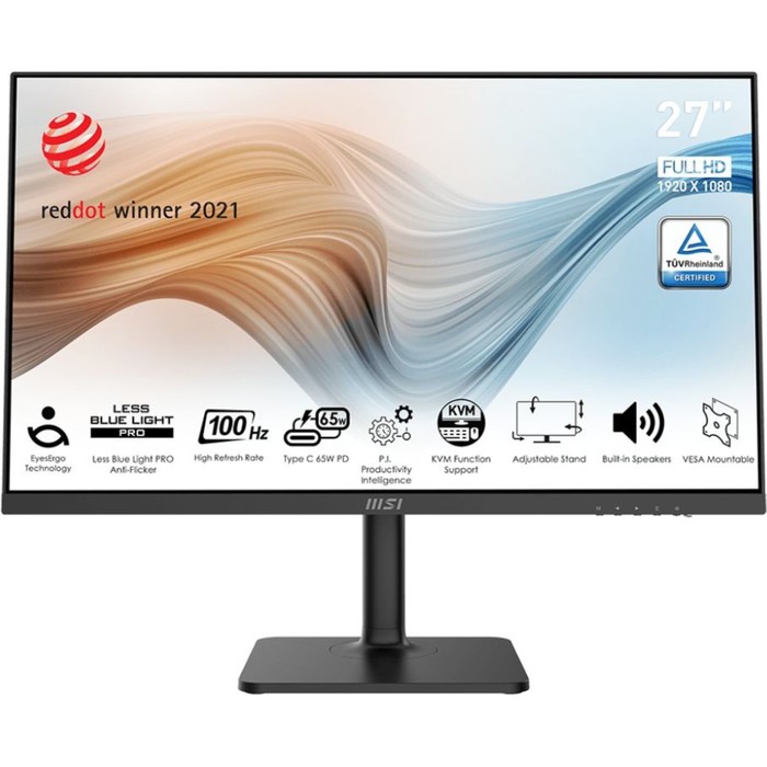 

Монитор MSI 27" Modern MD272XP черный IPS LED 1ms 16:9 HDMI M/M матовая HAS Piv 300cd 178гр 103390