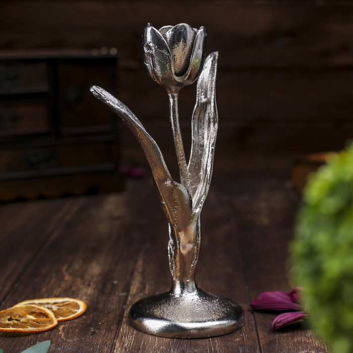Подсвечник на 1 свечу "Тюльпан"