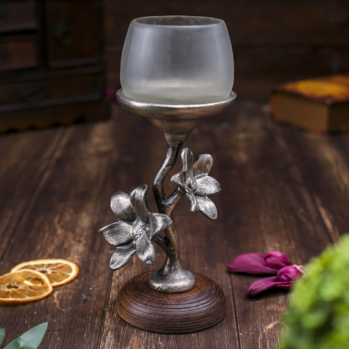 Подсвечник на 1 свечу "Флёр"