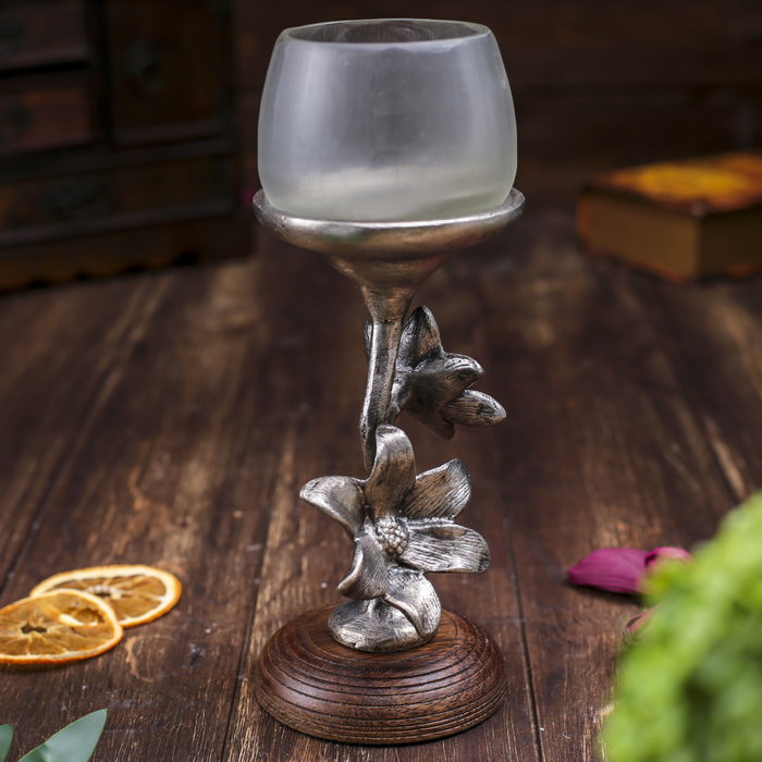 Подсвечник на 1 свечу "Флёр"