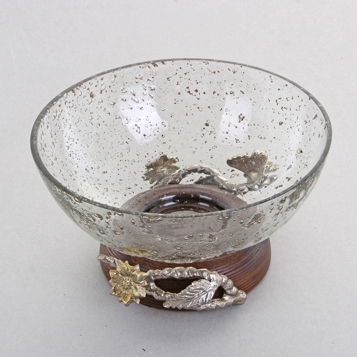 Блюдо "Полянка", манговое дерево