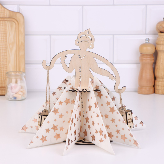 Салфетница Русская краса фанера 445₽