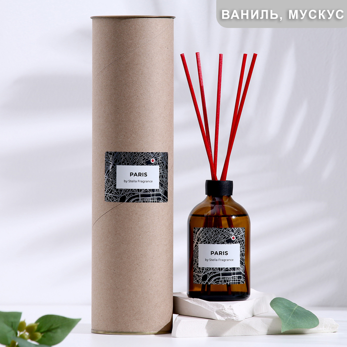 Диффузор ароматический PARIS ваниль мускус 100мл 999₽