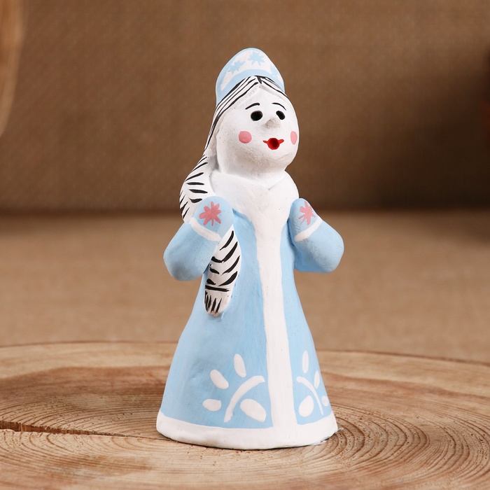 Сувенир Снегурочка, каргопольская игрушка, микс вязаная игрушка брелок снегурочка