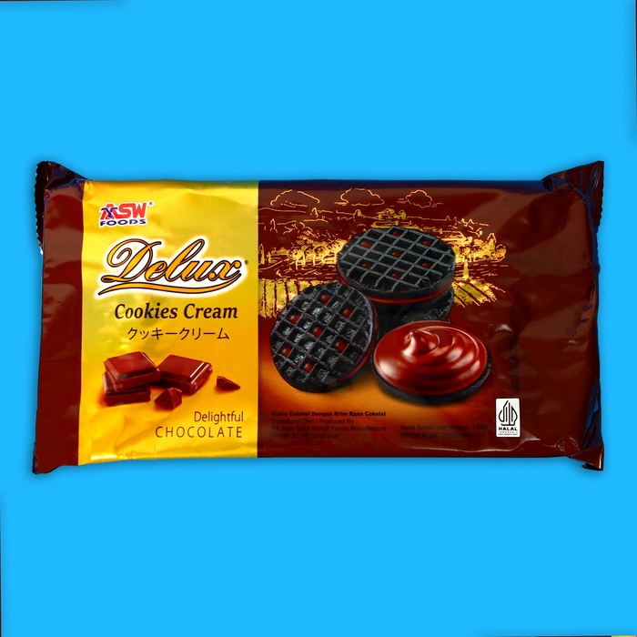 цена Печенье Delux Сливочно-шоколадное, 160 г
