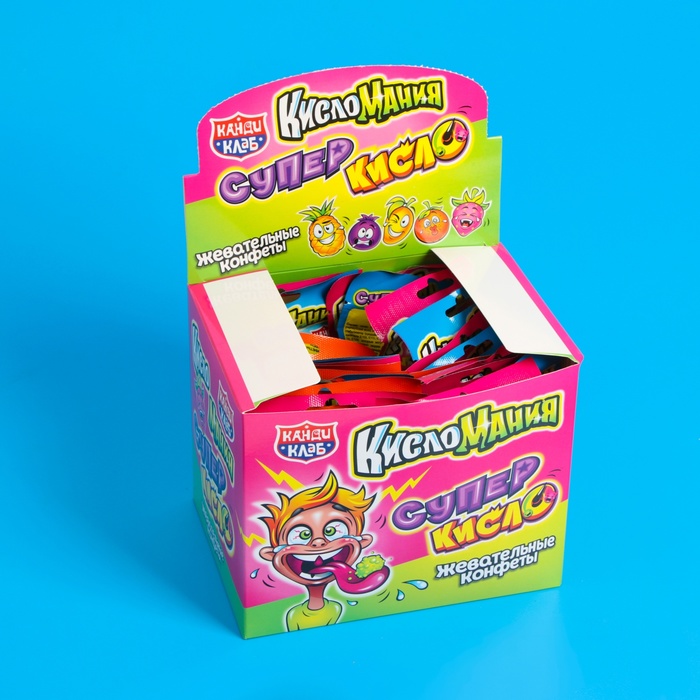 Жевательные конфеты Кисломания Супер Кисло 13г 16₽