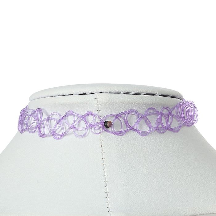 Чокер, цвет фиолетовый