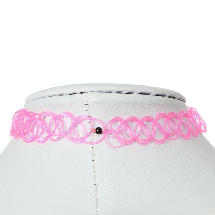 Чокер, цвет розовый