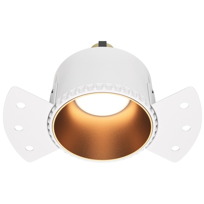 Светильник встраиваемый Technical DL051-01-GU10-RD-WMG, GU10, 1х20 Вт, 140х140х55 мм, матовое золото