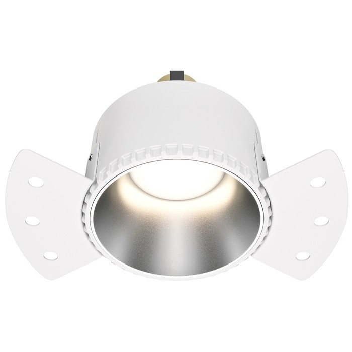 Светильник встраиваемый Technical DL051-01-GU10-RD-WS, GU10, 1х20 Вт, 140х140х55 мм, матовое серебро