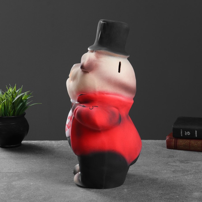 Копилка "Свинка во фраке"