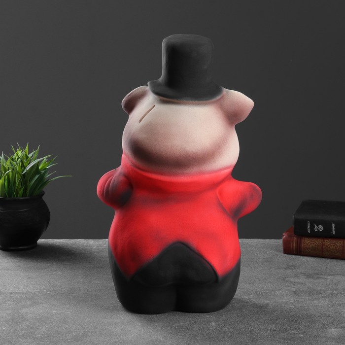 Копилка "Свинка во фраке"