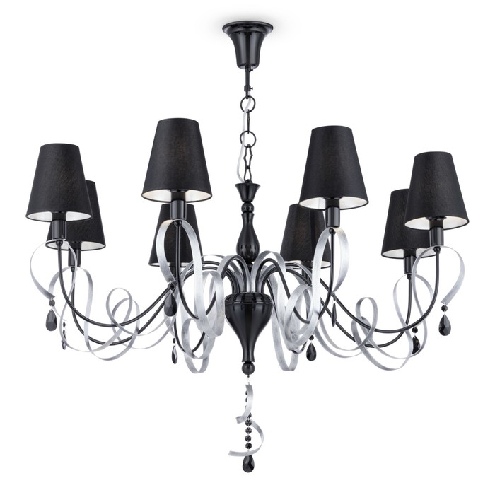 

Люстра Maytoni ARM010-08-R, E14, 8х40 Вт, 1000х1000х1070 мм, чёрный, хром