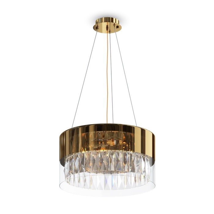 

Светильник подвесной Maytoni MOD313PL-04G, E14, 4х20 Вт, 400х400х1705 мм, золото