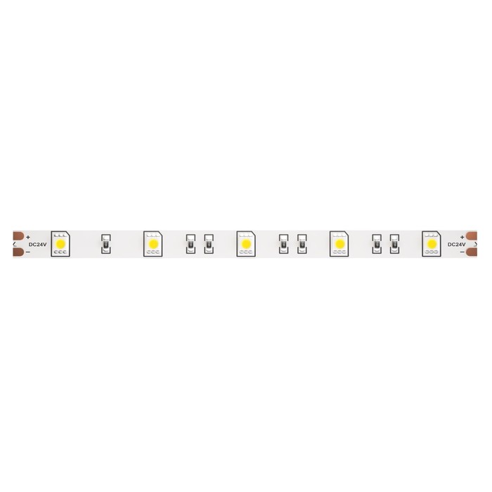 Светодиодная лента Maytoni Led Strip 10162, 24В, 5 м, IP20, 5050, 7,2 Вт/м, 10х2, 6000К, монохром