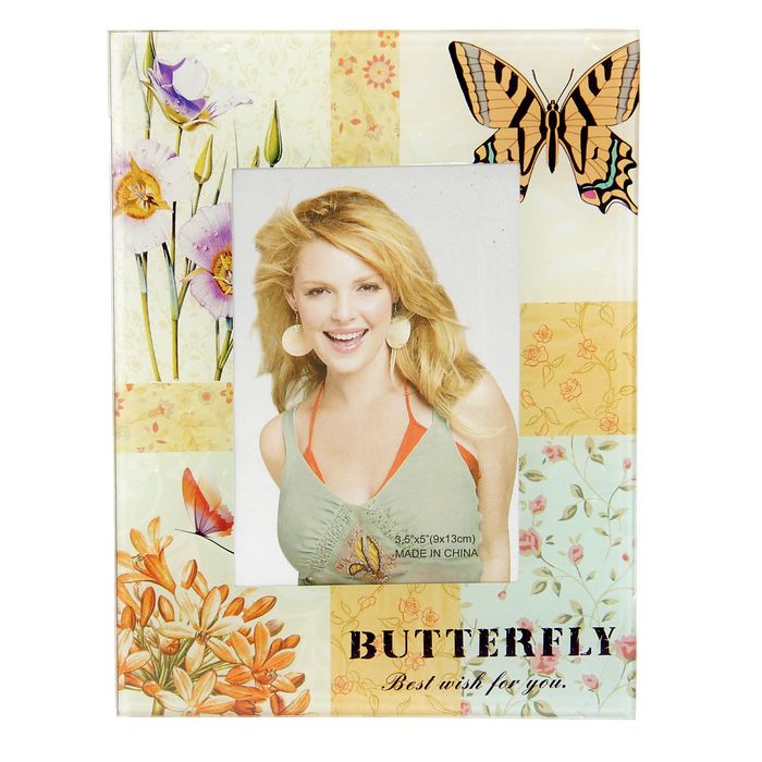 Фоторамка "Бабочка пастель" 9х13 см