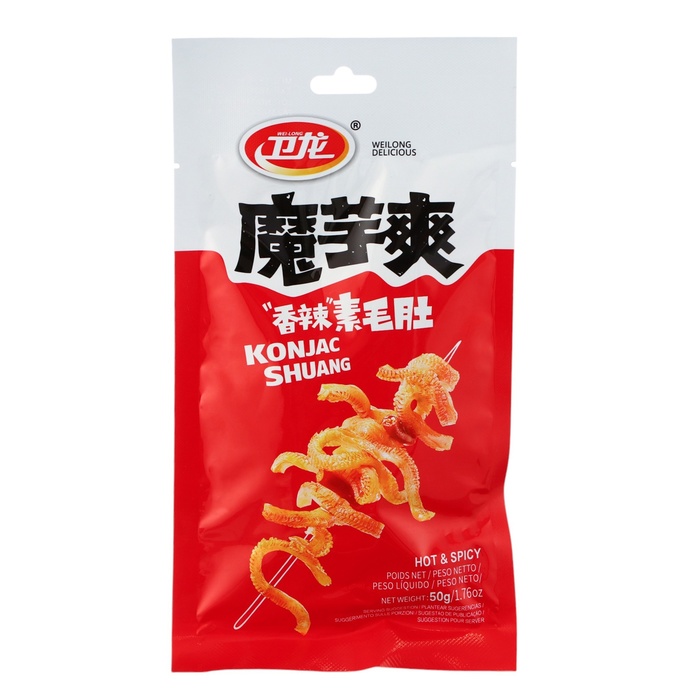 

Острая закуска из корня конжака Weilong Delicious, 50 г