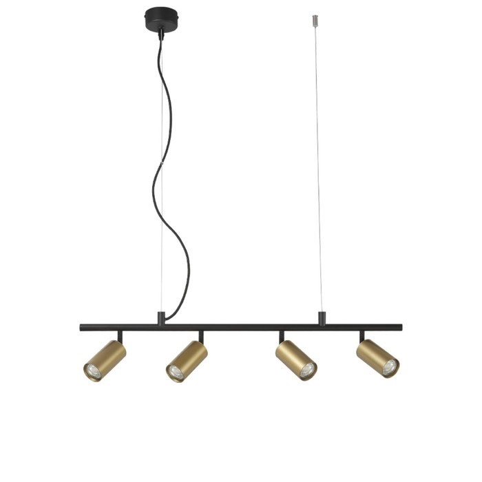 

Светильник потолочный Crystal Lux, Clt 015 1400/234, GU10, 4х50 Вт, 150х80х5,6 см, цвет чёрный
