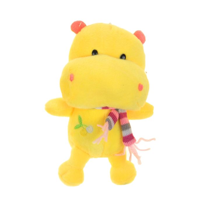 Мягкая игрушка "Бегемот", цвета МИКС