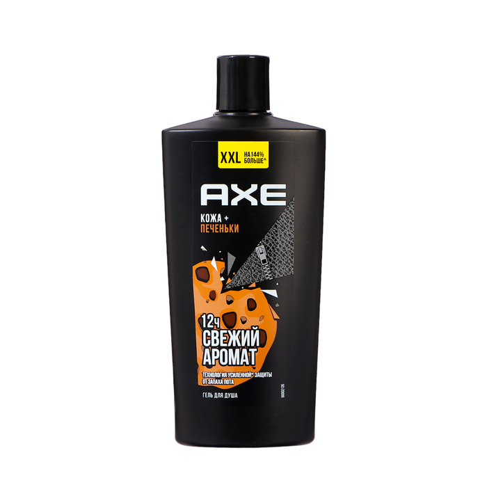 цена Гель для душа AXE мужской, кожа + печеньки, 610 мл