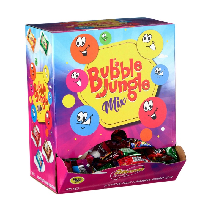 Жевательная резинка BUBBLE JUNGLE MIX 35 г 11₽