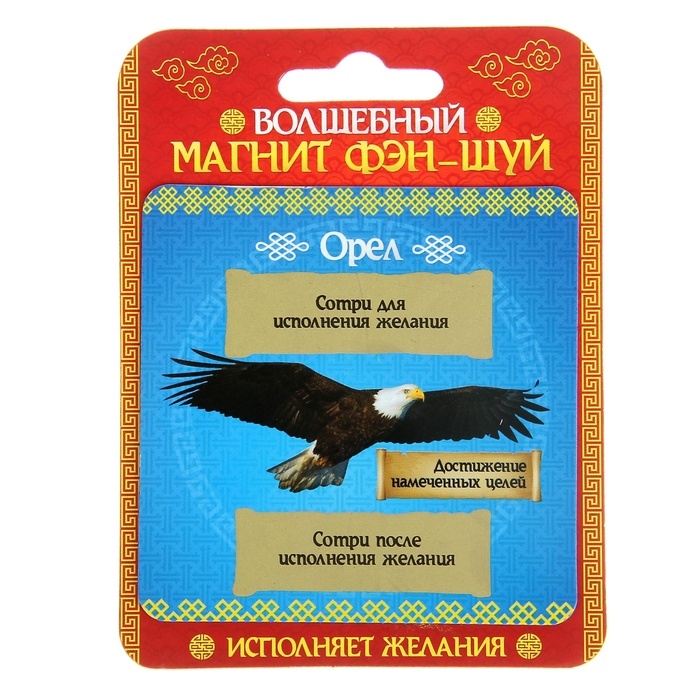 Магнит со стирающимся слоем "Орел"