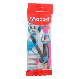 Циркуль универсальный, держатель «козья ножка», Maped Essentials пластиковый, 120 мм, в блистере от Сима-ленд