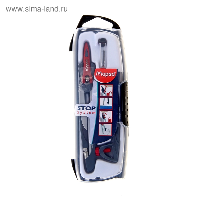 

Готовальня Maped Stop System, 3 предмета