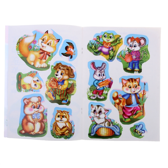 Книжка с наклейками "Тесты для детей 5-6 лет. Учимся грамоте"