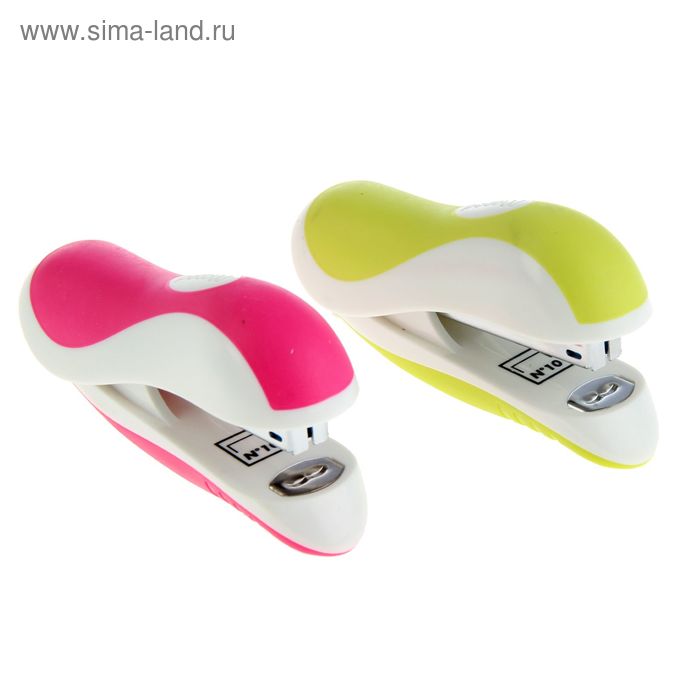 Степлер 10 mini до 15 листов Maped Ergologic пластиковый корпус складной антистеплер микс 281₽