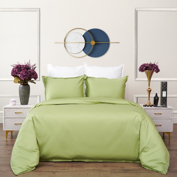 

Постельное бельё дуэт Sofi De Marko «Селина», размер 240х260 см, 160х220 см - 2 шт, 50х70 см - 2 шт, 70х70 см - 2 шт, цвет салатовый