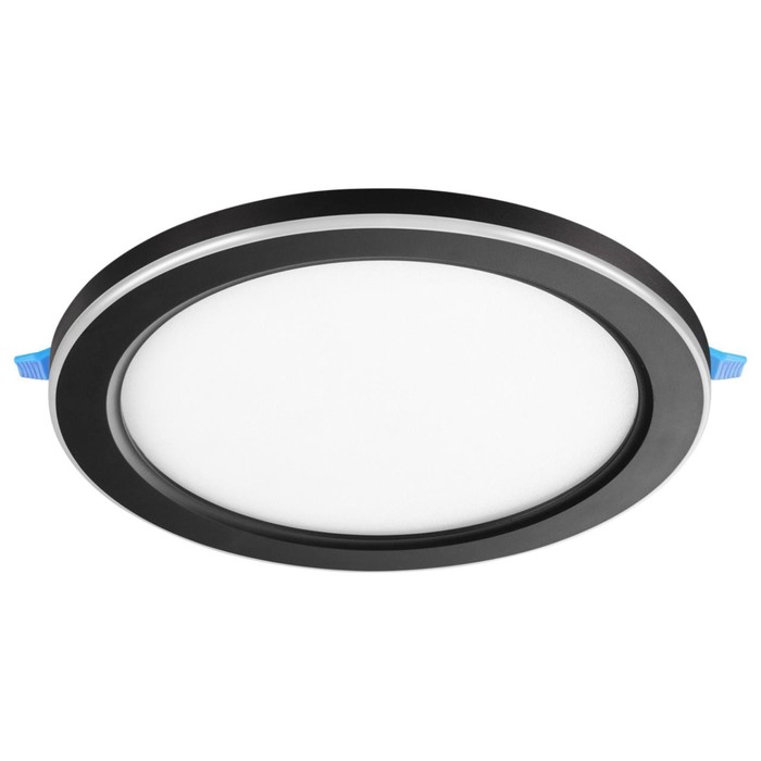 

Светильник встраиваемый светодиодный Novotech. Span, 18Вт, Led, 30х225х225 мм, цвет чёрный