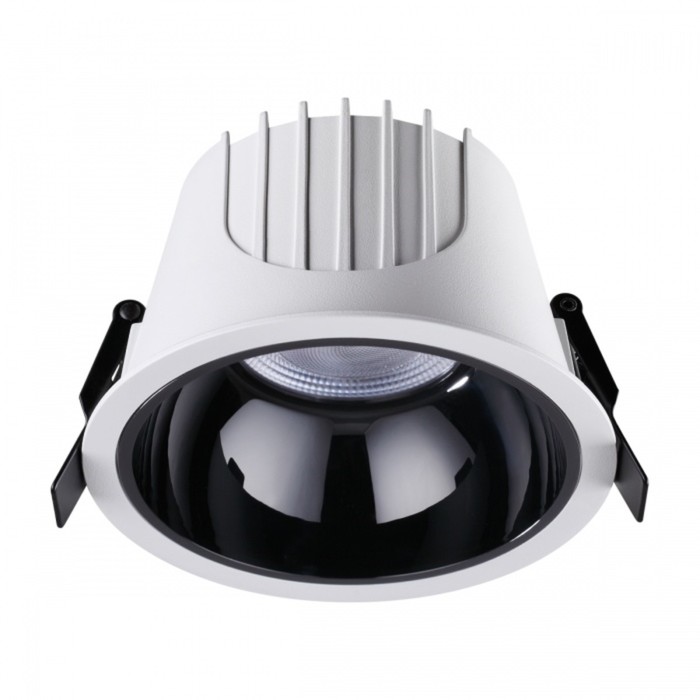 

Светильник встраиваемый светодиодный Novotech. Knof, 30Вт, Led, 82х126х126 мм, цвет корпус белый, рефлектор чёрный