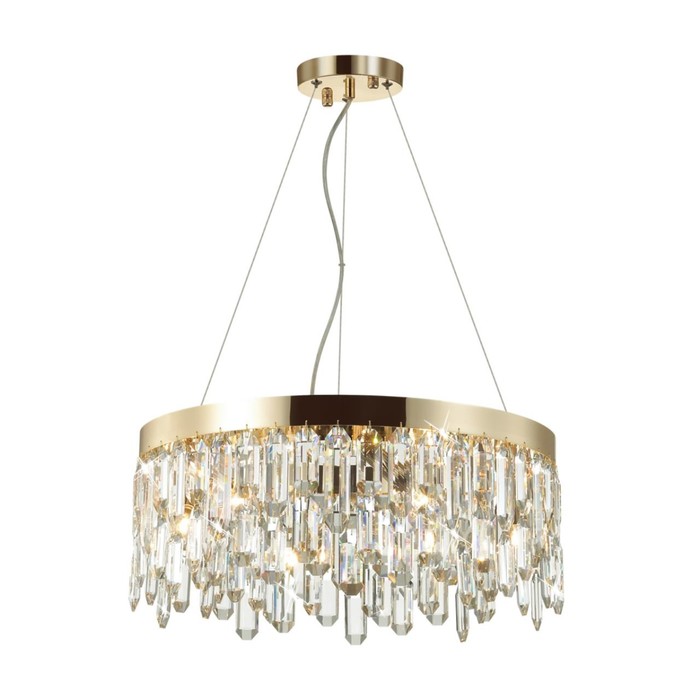 

Люстра Odeon Light. Dakisa, 6х40Вт, E14, 753-1253х512 мм, цвет золотой