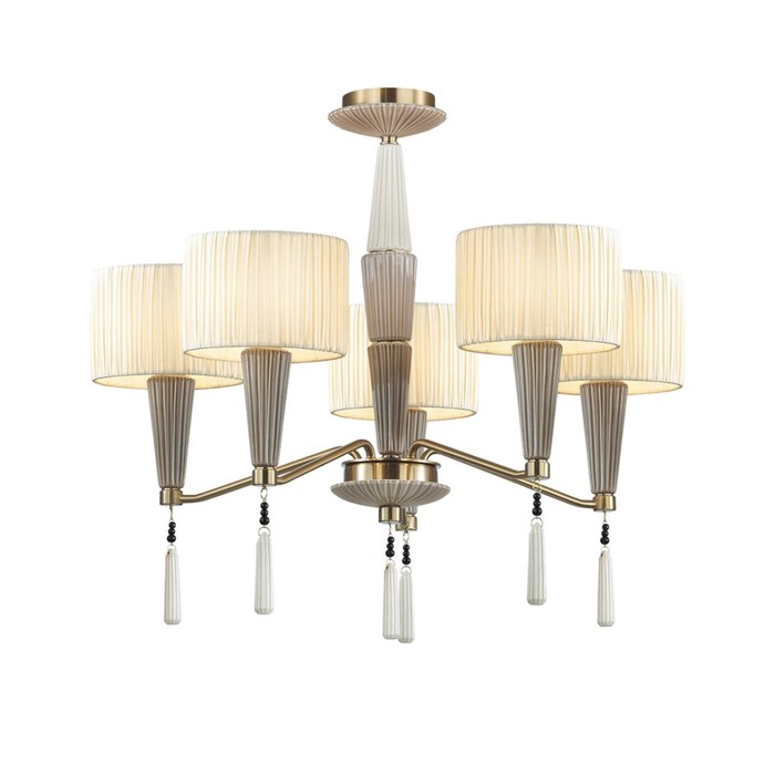 

Люстра Odeon Light. Latte, 40Вт, E14, 570-2100х650 мм, цвет бронзовый, светло-коричневый