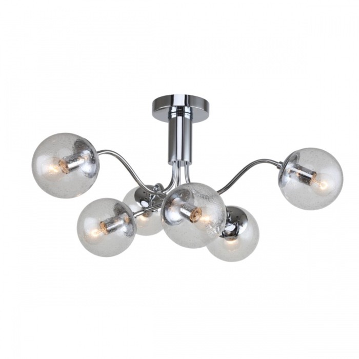 

Люстра потолочная Lumion. Candice, 6х40Вт, E14, 300х650х650 мм, цвет хром