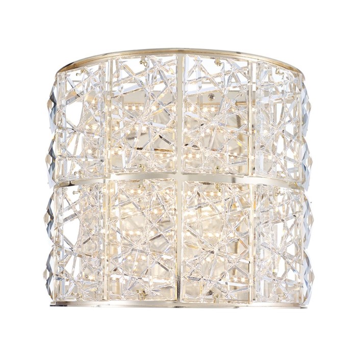 

Бра Odeon Light. Version, 15Вт, Led, 230х250х250 мм, цвет золото, прозрачный