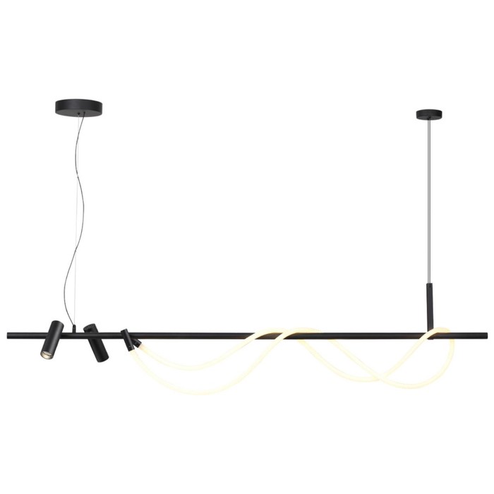 

Светильник подвесной Odeon Light. Corda, 1х40Вт, Led, 215х1800 мм, цвет чёрный