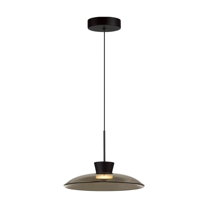 

Подвес Odeon Light. Saucer, 9Вт, Led, 1200х240 мм, цвет чёрный, дымчатый