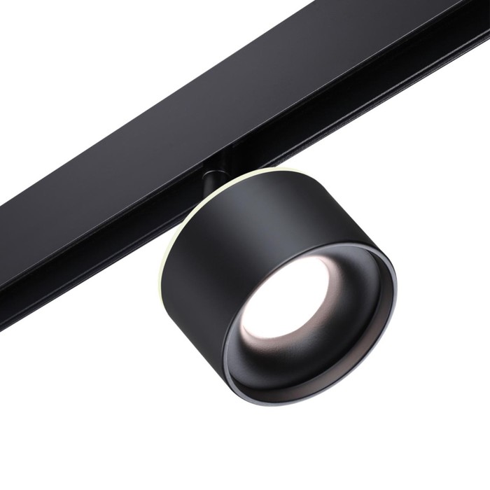 

Светильник трековый для низковольного шинопровода Novotech. Flum, 12Вт, Led, 150х99 мм, цвет чёрный