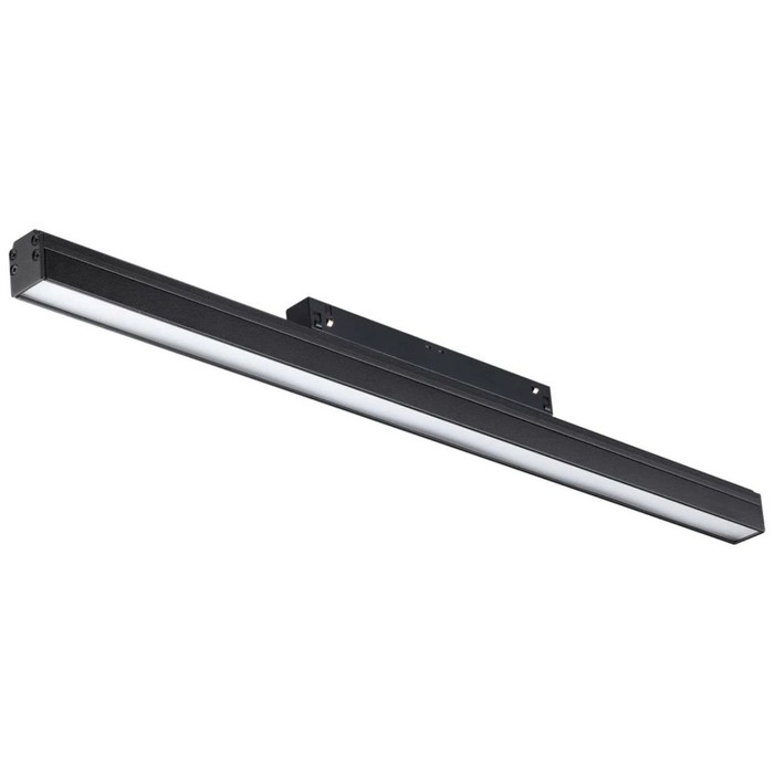 

Трековый светильник для низковольтного шинопровода Novotech. Flum, 24Вт, Led, 43х490х22 мм, цвет чёрный