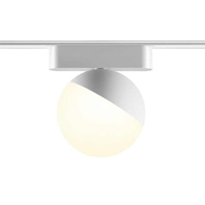 

Трековый светильник для низковольтного шинопровода Novotech. Smal, 10Вт, Led, 124х115х100 мм, цвет белый