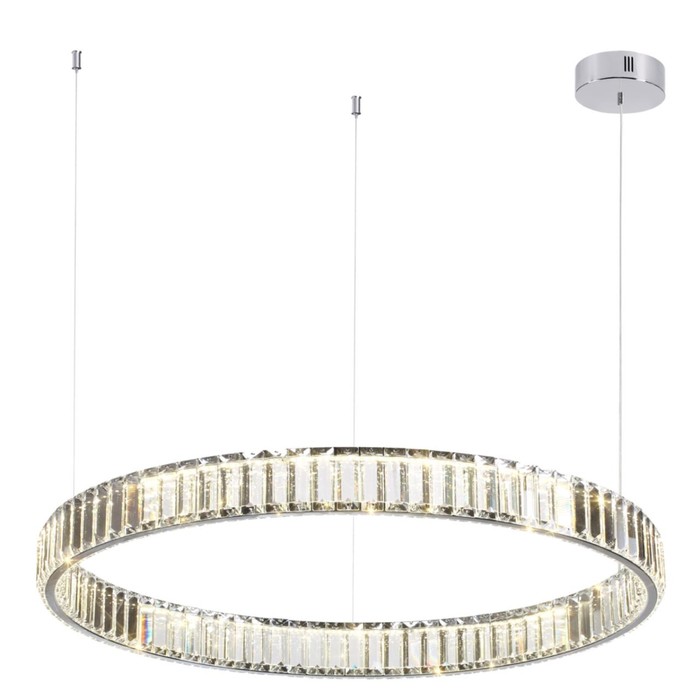 

Люстра Odeon Light. Vekia, 45Вт, Led, 1200х700 мм, цвет хром, прозрачный