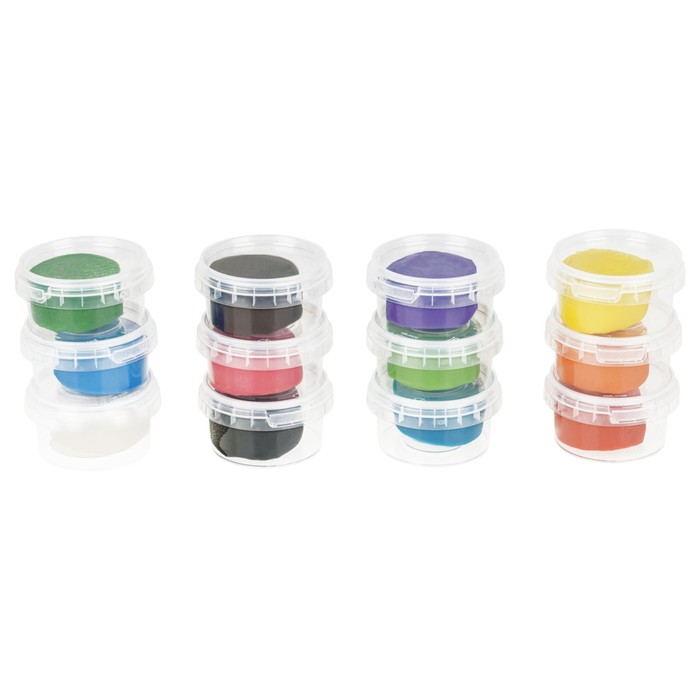 Тесто для лепки 12 цветов 720г Гамма Малыш Автобус картонная упаковка 366993 379₽