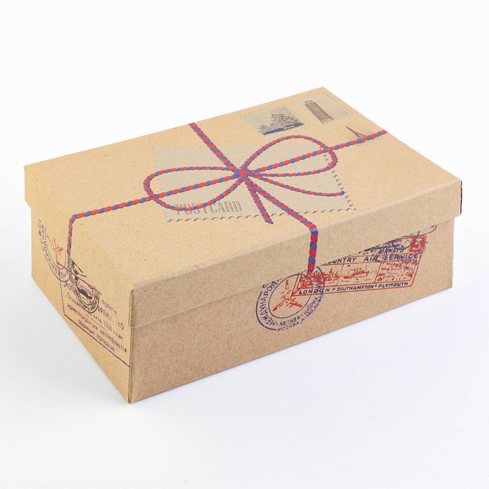 Коробка «Почтовая карточка», 18 х 11 х 6.5 см