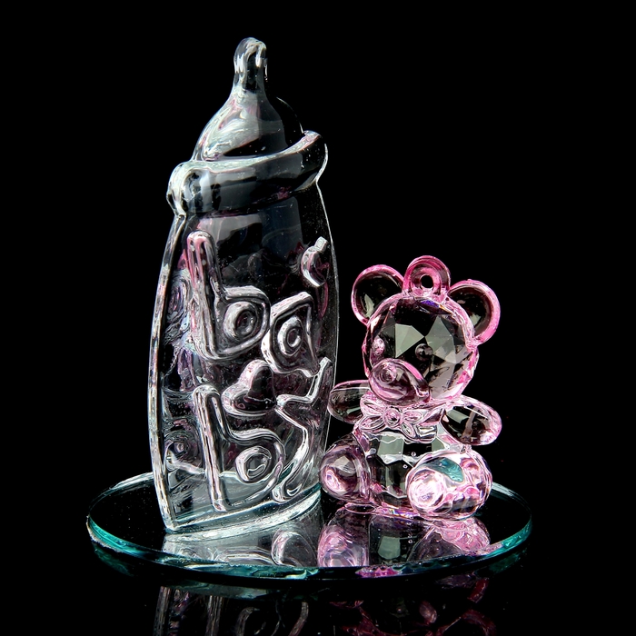 Сувенир "Соска с мишкой" МИКС